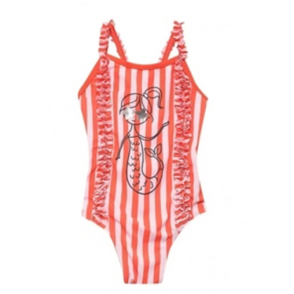 Baby Gap Girls One Piece Bathing Suit Mermaid Swim Pool Ocean 18-24 Months